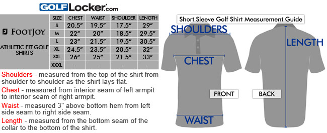 russell athletic t shirt size chart